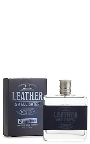 Tru Fragrance Men's Leather Small Batch No 3 Indigo Blend Cologne