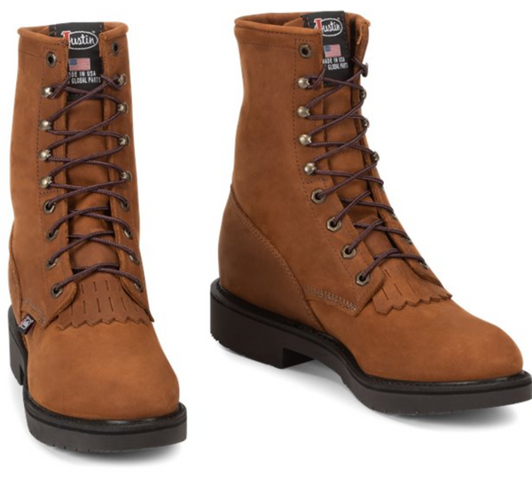 Justin double comfort work top boots