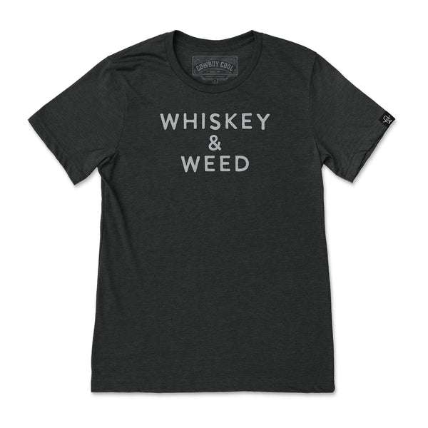 Cowboy Cool Whiskey & Weed T-Shirt T210