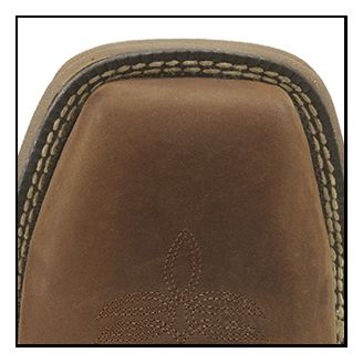 Justin Men's Stampede Rustic Tan Waterproof Steel Toe Work Boots WK4331