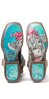 Tin Haul Ladies Shaggy Spot Boots #14-021-0007-1453