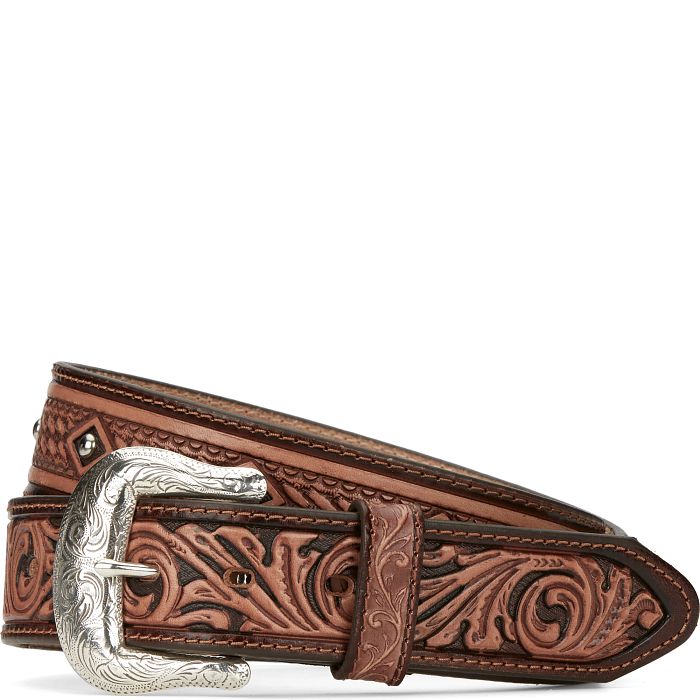 Tony Lama Brown Diamond Western Belt C42784