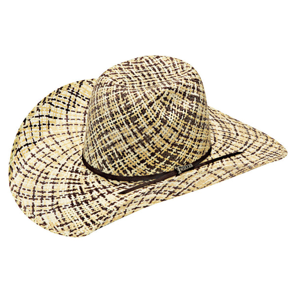 Twister Twisted Weave Hat Ivory/Tan/Brown T73673