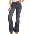 Rock & Roll Cowgirl High Rise Front Seam Bootcut Trouser W8H2683
