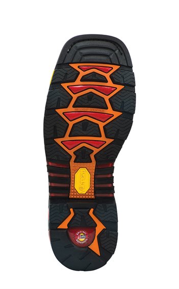 Justin Men's Original Work Boots 11" Commander-X5 Square Toe Steel Toe Waterproof Boots WK2115