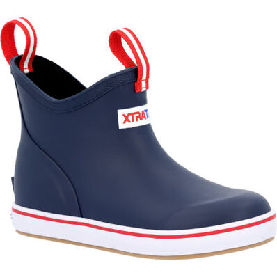 Xtratuf Kids Ankle Deck Boot Navy Blue XKAB200