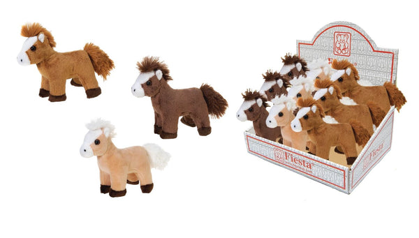 5" horse plush - Fiesta Toys