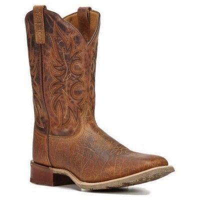 Laredo Men's Rancher Rust Stockman Square Toe Western Boot 7835