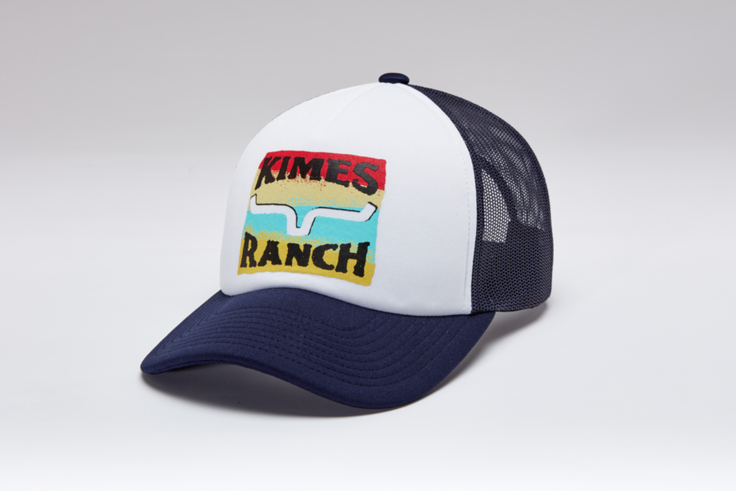 Kimes Ranch Block Party Ball Cap Navy/White