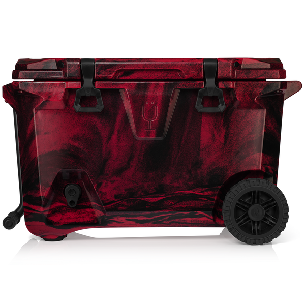 Brumate BruTank 55 Quart Rolling Cooler- Red & Black Swirl  COBK55BK