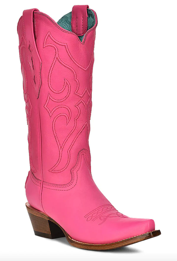 Corral Ladies Fuchsia Embroidery Cowboy Boots Z5138