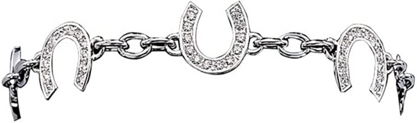 Montana Silversmiths Women's Horseshoe Chain Link Bracelet BC620