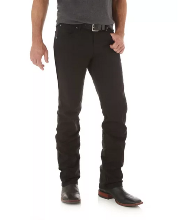 Wrangler Men's Retro Slim Fit Straight Leg Black Pants 1088MWZBK