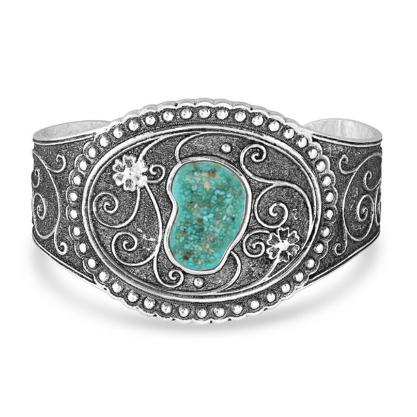 Montana Silversmiths Country Road Turquoise Cuff Bracelet
