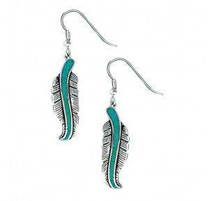 Montana Silversmith The Storyteller Feather Dangle Earrings ER1320