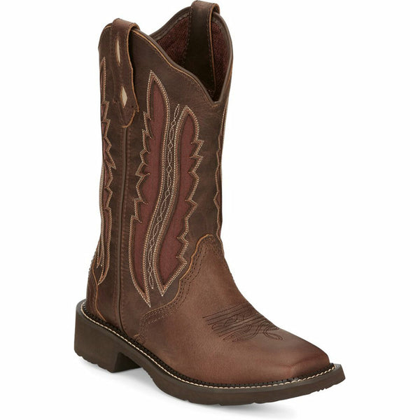 Justin Ladies Paisley Spice Brown Boots GY2801