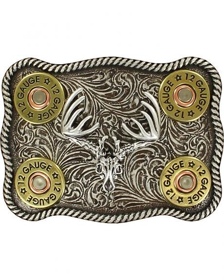 Nocona Rectangular  Buck Buckle 37526