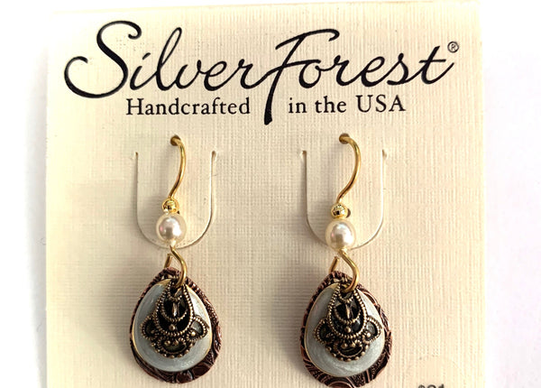 Silver Forest Earrings E-9283