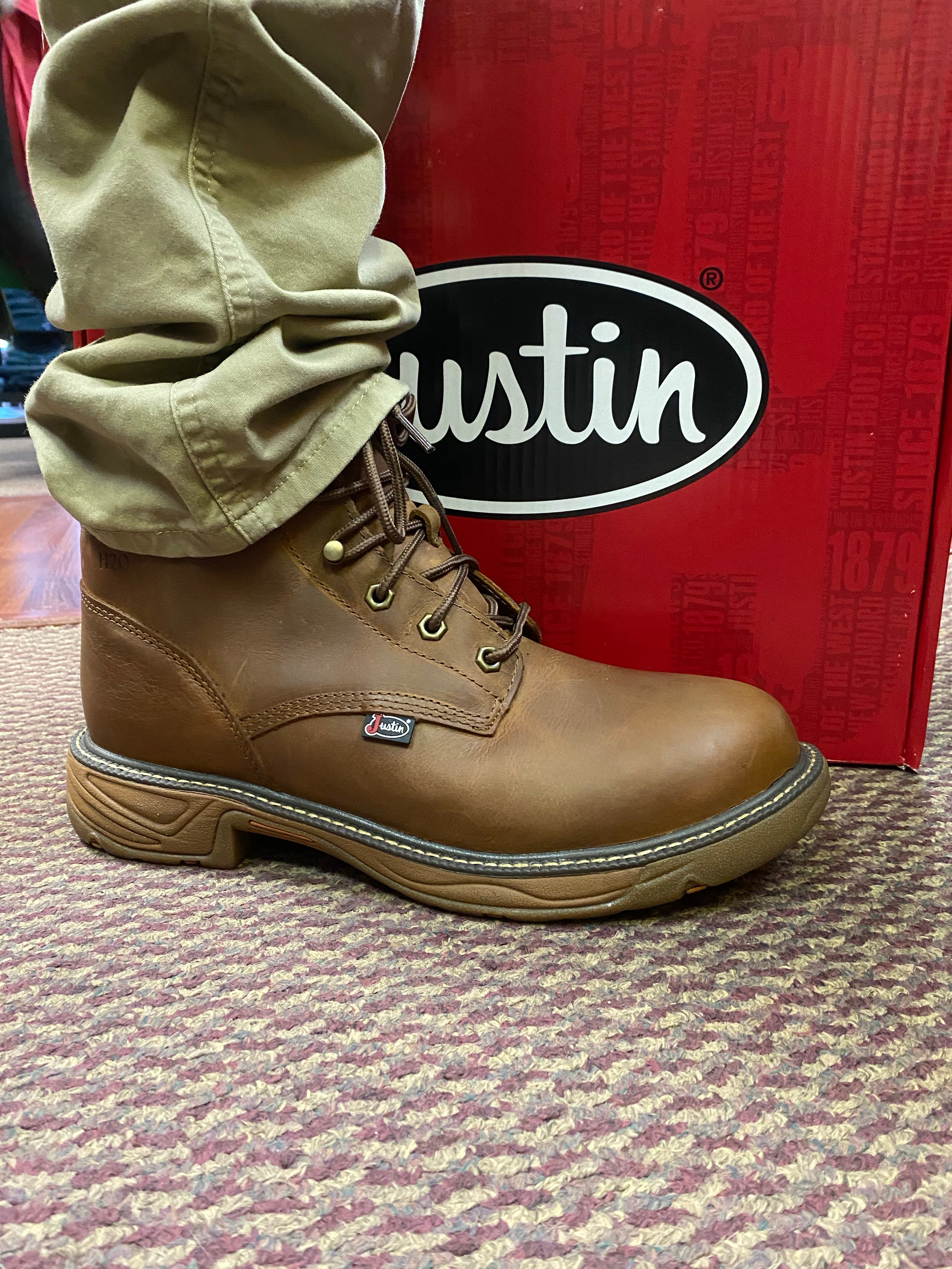 Justin Men's Barley Brown 6