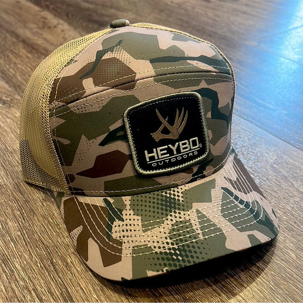 HEYBO Old School Antler Split Panel Hat - HEY7535
