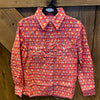 Kids Panhandle Long Sleeve TeePee Print Snap Shirt WLGSOSRZHR