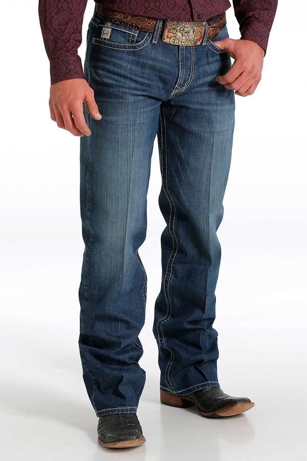 Cinch Men's Relaxed Fit Grant Medium Stonewash Jeans MB55937001