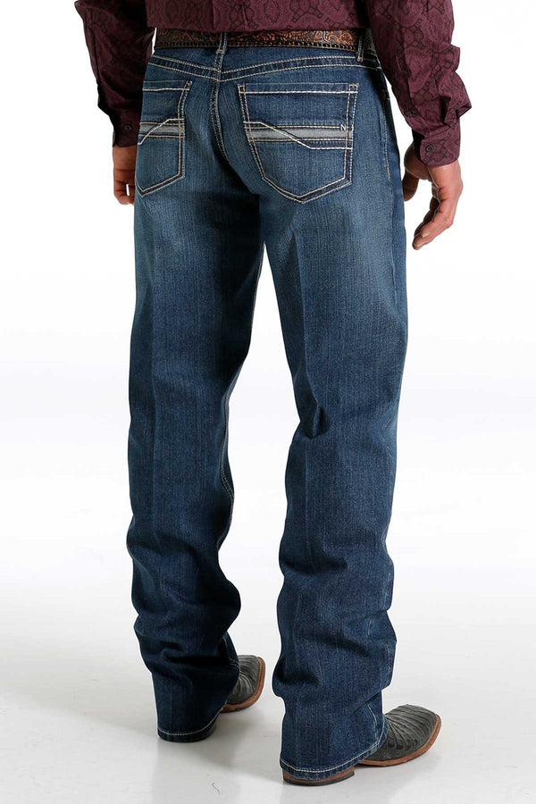 Cinch Men's Relaxed Fit Grant Medium Stonewash Jeans MB55937001