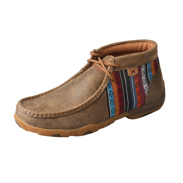 Twisted X Ladies Driving Mocs D Toe in Bomber/Multi WDM0105