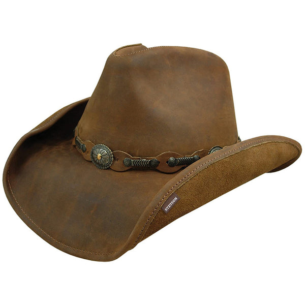 Stetson Roxbury Shapeable Leather Cowboy Western Hat TRROXB-843489