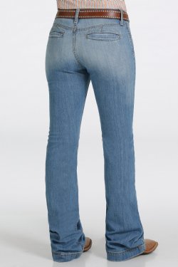 Ladies Cinch Lynden Moderate Rise Slim Trouser Jeans MJ81454083