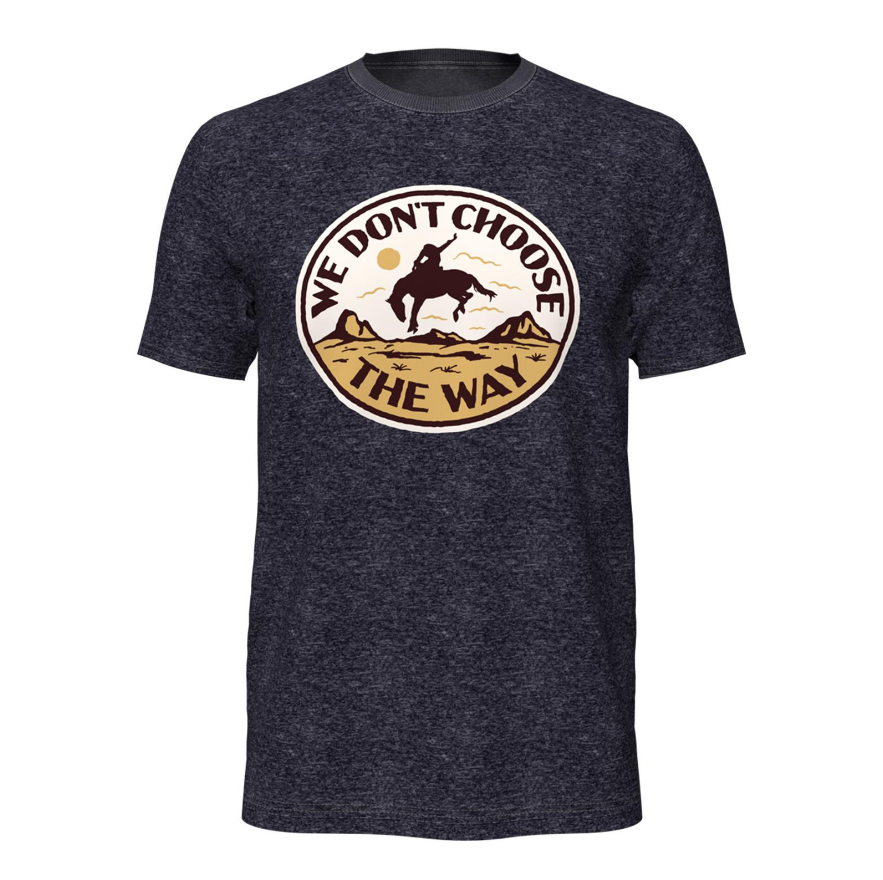 Wrangler® Yellowstone Graphic Short Sleeve T-Shirt - Navy Heather 112323428