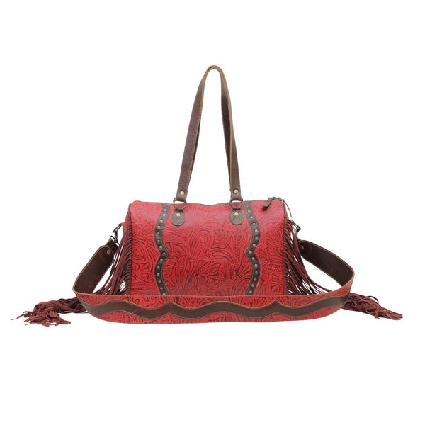 Vintage Western Style Handbag Ethnic Genuine Leather - Temu