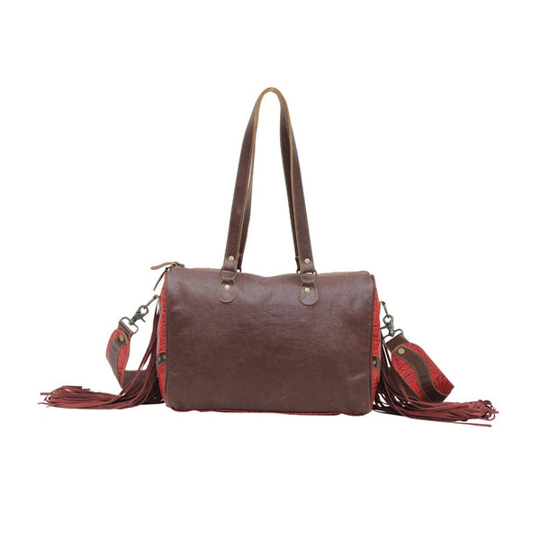 Myra Candy Frills Leather & Hairon Bag S-5645