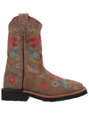 Dan Post Kids Fleur Embroidered Square Toe Boots DPC3949