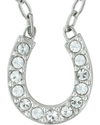 Montana Silversmiths Clear Rhinestone Horseshoe Necklace NC62