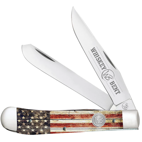 Whiskey Bent Patriot Trapper Knife WB11-18